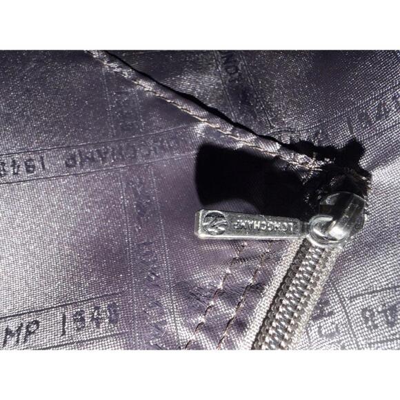 Longchamp Vintage Large Brown Leather Tote Bag - Picture 3 of 8